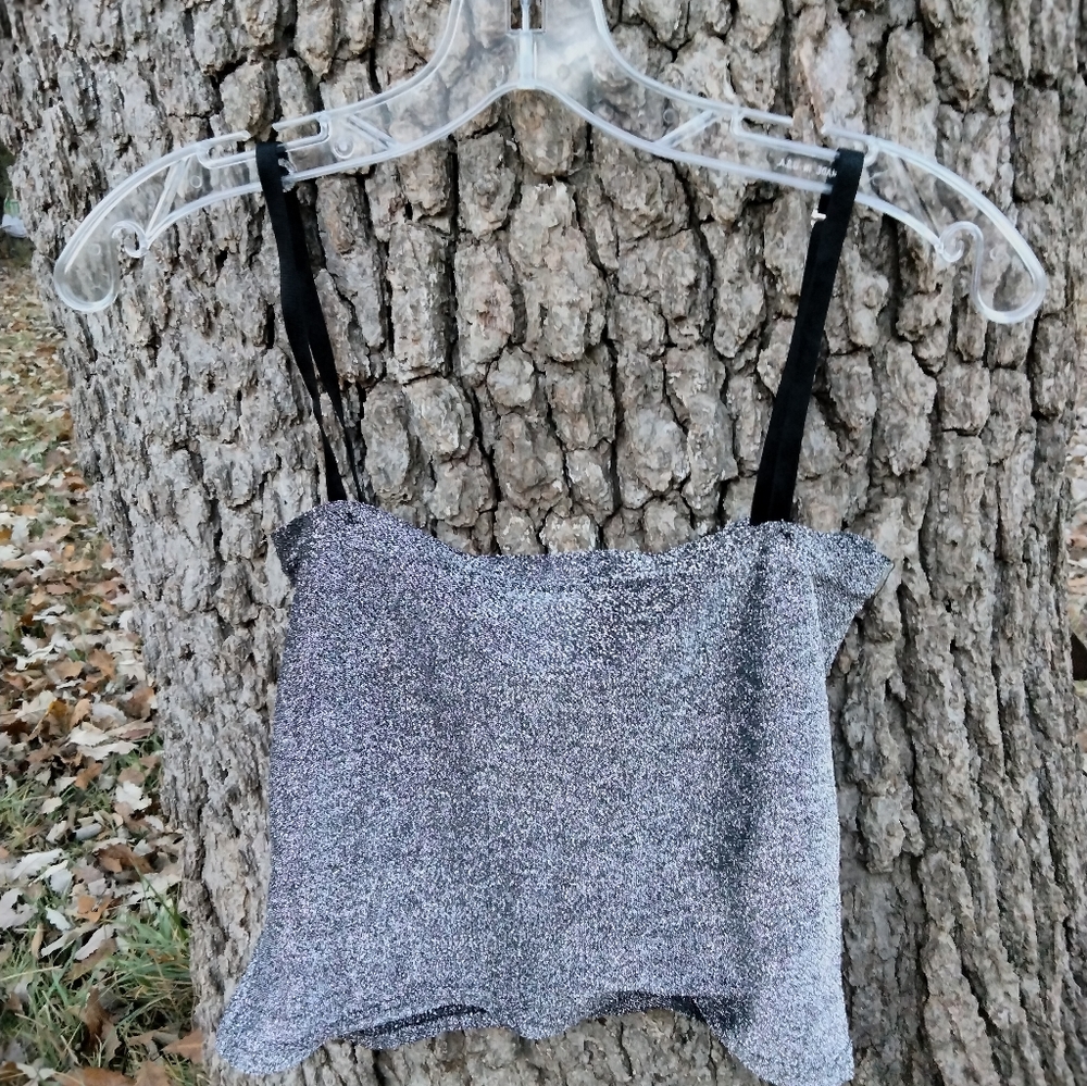 ⬇️Price Drop!⬇️ Style metallic tank top in size OS - Picture 2 of 3